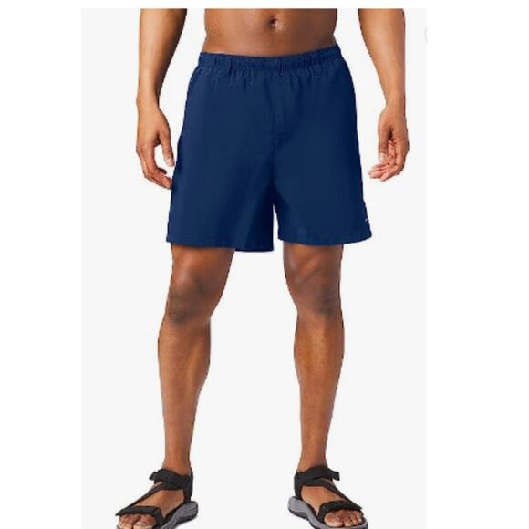 Columbia Men's Dark Blue Backcast Lii Water Shorts Size XXL Style FM4009 - Picture 1 of 13